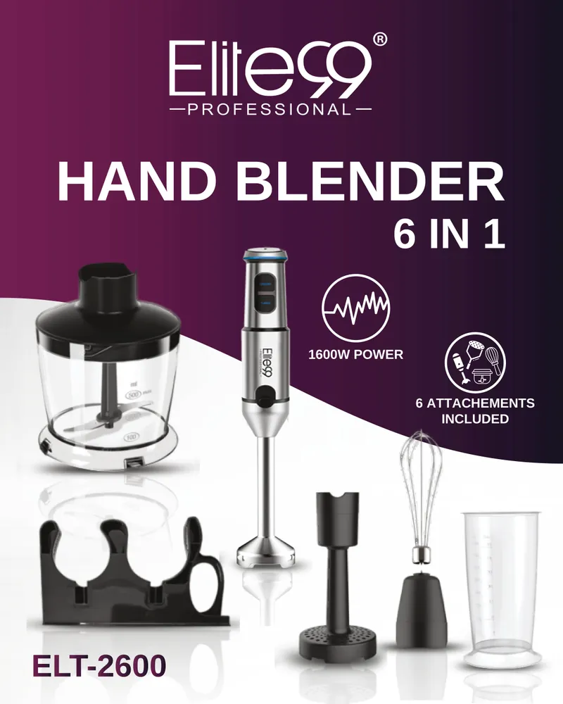Hand blender 6 in 1